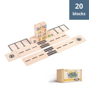Just Blocks-City Set 城市街景幾何積木組 (20 pcs)