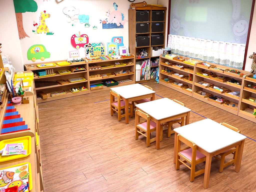 幼兒才藝課中的蒙特梭利教具操作活動